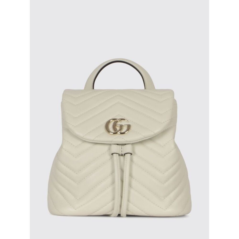 Gucci Women Gucci Gg Marmont Chevron Quilted Nappa Backpack
